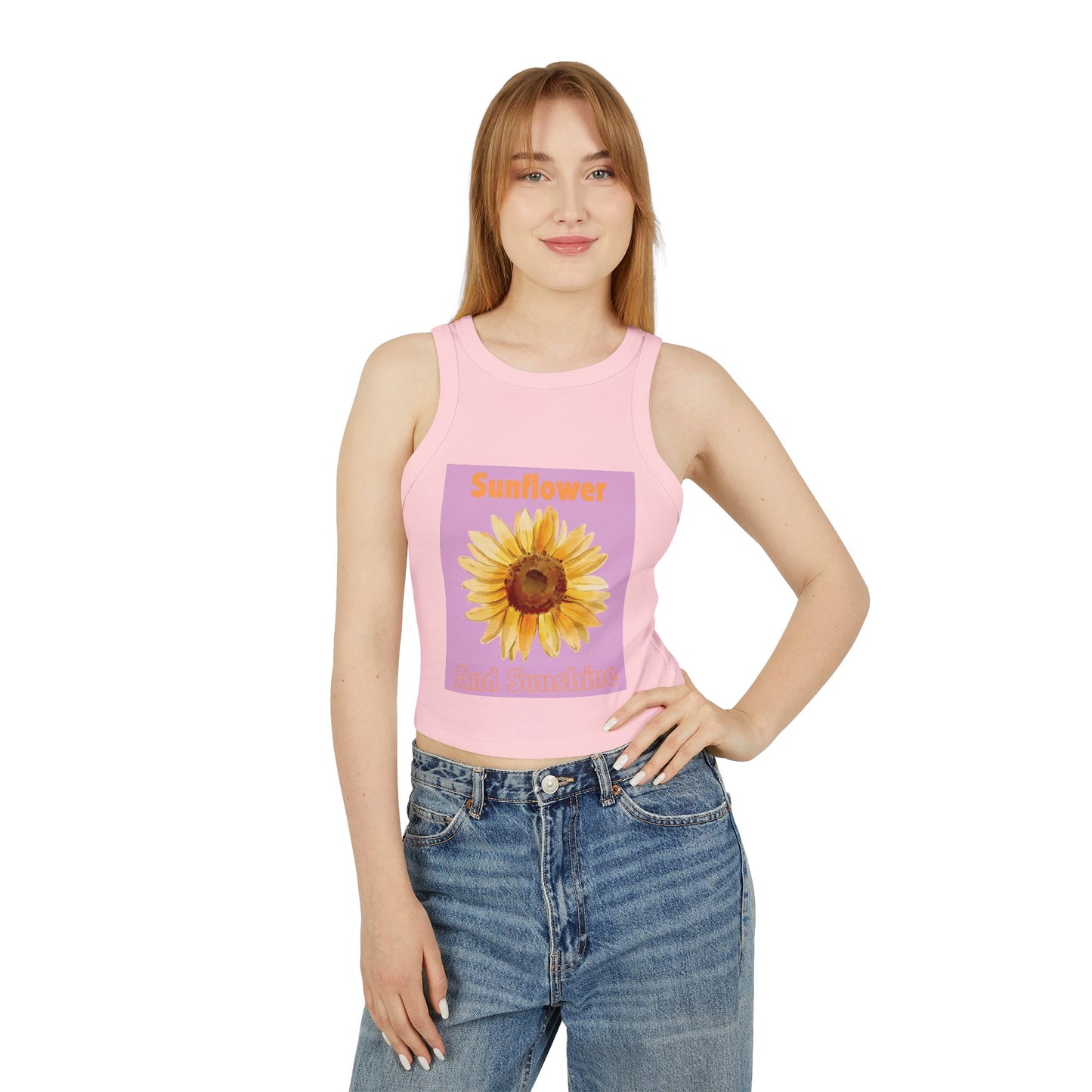 Women's Micro Rib Racer Tank Top